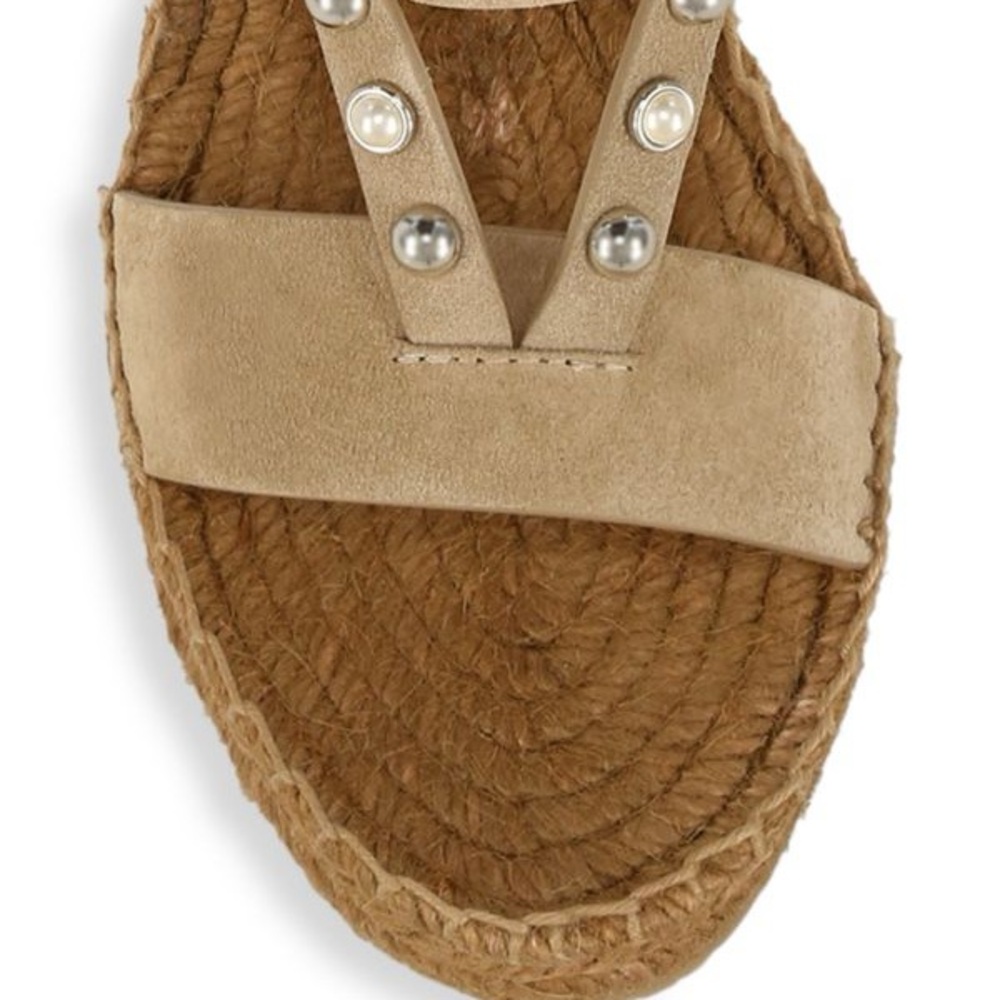 JIMMY CHOO
Danica Embellished Suede Espadrille Platform Wedges - Picture 3 of 10